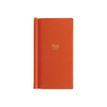 Letts Legacy Slim Pocket - Répertoire Carnet d'adresses de poche 8,5 x 15,3 cm - orange