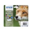Epson T1285 Renard - Pack de 4 - noir, cyan, magenta, jaune - cartouche d'encre originale
