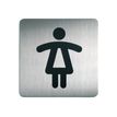 Durable - Pictogramme carré Toilettes pour femmes - 150 x 150 mm