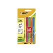 3086123117204-BIC Brite Liner - 5 Surligneurss - Pointe fine - Couleurs assorties-Avant-0