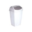 3591683063903-Tampel - Poubelle basculante 50L-Angle gauche-0