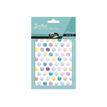 3609510911690-Maildor - 4 feuilles gommettes ronds - métal-Avant-1