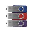 Goodram Flash UTS2 - pack de 3 clés USB 32Go - USB 2.0 - assortiment couleurs