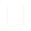Exacompta - Papier listing blanc/jaune - 1000 feuilles 240 mm x 11 4/6