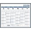 3147281602220-Calendrier LECAS - 2 Couleurs-  42x32 - 1 année sur 2 faces --0