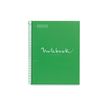 8422593460498-Miquelrius Emotions - Cahier de notes - reliure à spirale - A4 - 80 feuilles / 160 pages - petits carreaux - 4 trous - vert --P_615022_1-0