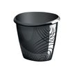 3462159002033-CEP Origins - Corbeille à papier 15L - noir-Angle droit-0