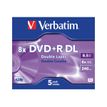 Verbatim - DVD+R DL x 5 - 8.5 Go - support de stockage