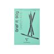 0000000004404-Clairefontaine Graf It - Carnet de croquis - 80 feuilles - A6 - 90 gr - blanc-Avant-1