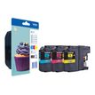 Brother LC123 - Pack de 3 - cyan, magenta, jaune - cartouche d'encre originale
