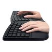 5028252602730-Kensington Pro Fit Ergo - Ensemble clavier et souris sans fil - Azerty - noir-Gauche-13