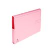 3130632479787-Exacompta Super 210 - 18 Paquets de 10 Chemises poche - rose-Angle gauche-1
