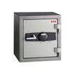 3760065624302-Reskal SFS2-E39 - Coffre-fort ignifuge 39L - à code - acier/béton gris-Angle gauche-0
