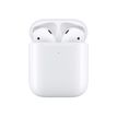 APPLE Airpods 2 - Ecouteurs sans fil bluetooth avec boitier de charge à induction pour iPhone/iPad/Mac