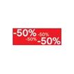 APLI - Signe - Affiche - 50% discount - pour les soldes - 690 x 240 mm
