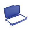 4005546108957-Durable - Couvercle de poubelle 60L - bleu-Angle gauche-2