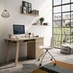 3483600870339-Bureau BALIKHAN - L136 cm - chêne clair--5