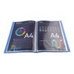 3130631854622-Exacompta Chromaline - 12 Porte vues - 80 vues - A4 - bleu-Avant-1
