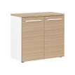 3483600849014-Rangement bas YES ! - L80 x H74 x P42 - 2 portes - Façade et dessus chêne-Angle gauche-0