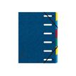 Exacompta Harmonika - Trieur à fenêtres 6 positions - bleu