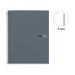 8422593499740-THE ORIGINAL NOTEBOOK, couverture rigide, A4, lignes horizontales, 80 feuilles de 1 couleur, Miquelrius--1