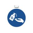 3130630670223-Exacompta - Pictogramme - gel mains obligatoire - 200 x 200 mm - bleu-P_672315_3-0