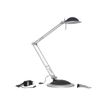 4002390061537-MaulBusiness - Lampe de bureau LED intégré - basse consommation 11W - argent-Angle gauche-0