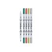 Online Calli.Brush - 5 Stylos pinceaux à double embout - couleurs assorties
