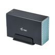 8595611702525-i-Tec MySafe - Boitier externe pour 2 disques dur 3.5" - 2 Canal - gris, bleu-Angle droit-0