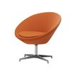 Chaise CIRCLE - siège pivotant - orange