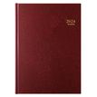 Agenda Santex Bremax - 1 jour sur 2 pages - 21 x 29 cm - bordeaux - Brepols