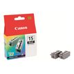4960999174952-Canon BCI-15 - Pack de 2 - noir - cartouche d'encre originale-Angle gauche-0