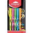 Maped Fluo Peps Pen - Pack de 5 surligneurs - couleurs assorties