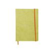 RHODIA Rhodiarama - Carnet souple A5 - 160 pages - ligné - vert anis