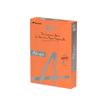 3368220102810-Rey Adagio - Papier couleur - A4 (210 x 297 mm) - 80 g/m² - Ramette de 500 feuilles - orang-Angle droit-0