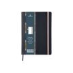 Oberthur Carmen - Carnet de notes souple A5 - ligné - 200 pages - anthracite