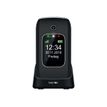 9120042772602-Bea-fon Silver Line SL640 - téléphone mobile - noir argent-Avant-0