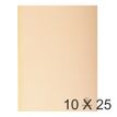 Exacompta Forever - 10 Paquets de 25 Chemises dos toilé - 320 gr - bulle