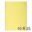 Exacompta Forever - 10 Paquets de 25 Chemises dos toilé - 320 gr - jaune