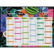 Bouchut Exotique - Calendrier bancaire 6 mois par face - 32 x 42 cm
