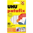 UHU - 80 pastilles adhésives blanches