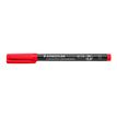 STAEDTLER LUMOCOLOR 313 - Marqueur permanent - pointe super fine - rouge