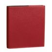 Agenda Club Executif avec répertoire - 1 semaine sur 2 pages - 16 x 16 cm - rouge - Quo Vadis