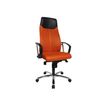 0000791449798-Fauteuil de bureau - accoudoirs fixes - orange - GAUTIER OFFICE ONE-P_79144979_1-0