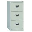 Classeur métallique monobloc professionnels - 3 tiroirs - H102 x L41 x P62 cm - gris clair