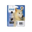 Epson T0968 Loup - noir mat - cartouche d'encre originale