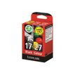 734646055475-Lexmark 17/27 - Pack de 2 - noire, couleurs (cyan, magenta, jaune) - originale - cartouche d-P_79149629_1-0
