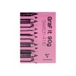 Clairefontaine Graf It - Carnet de croquis - 80 feuilles - A5 - 90 gr - disponible dans différentes couleurs