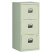 Classeur métallique monobloc - 3 tiroirs - H102 x L41 x P40 cm - beige