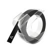 3501170898130-Dymo - Ruban d'étiquettes auto-adhésives 3D - 1 rouleau (9 mm x 3 m) - fond noir-P_79349076_3-1